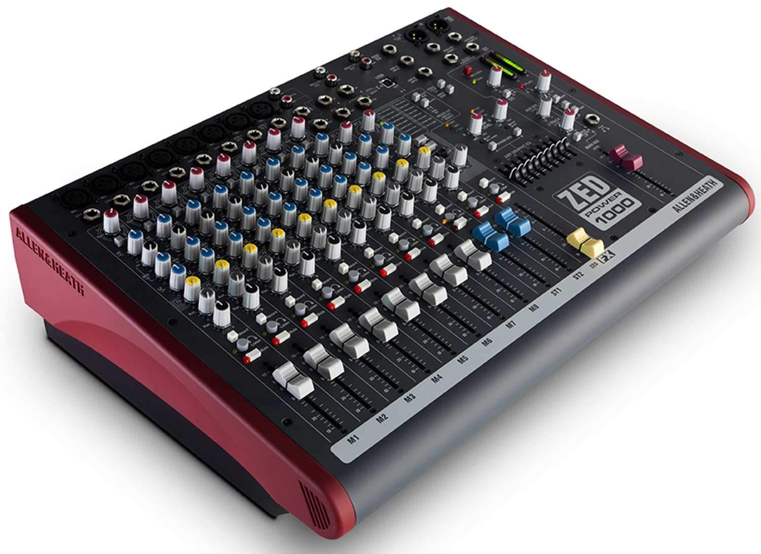 Allen & Heath Zed P1000 12-Channel Powered Mixer - PSSL ProSound and Stage Lighting