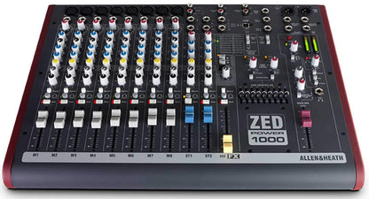 Allen & Heath Zed P1000 12-Channel Powered Mixer - PSSL ProSound and Stage Lighting