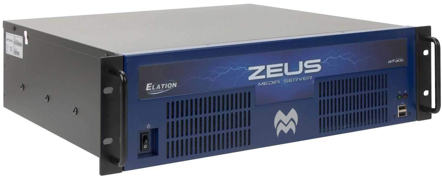 Elation Zeus Media Server with Arkaos Media Master - PSSL ProSound and Stage Lighting