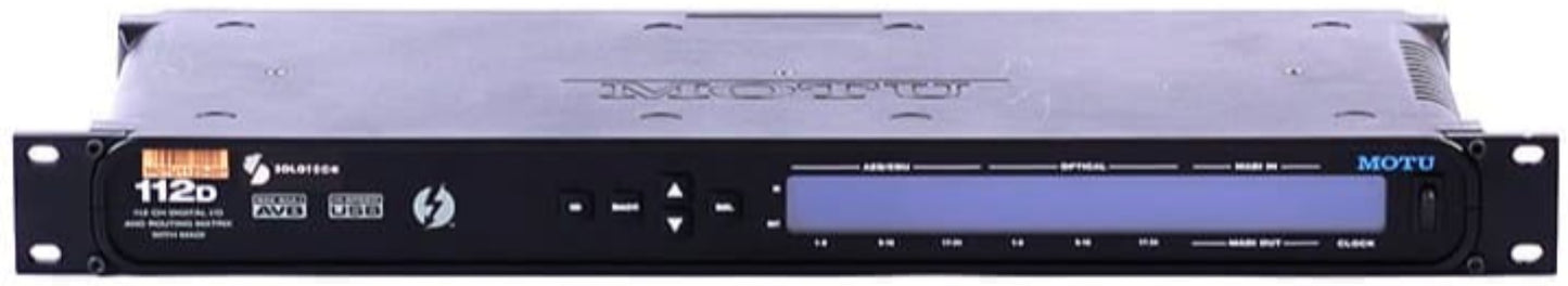 Motu 112D 112-Ch USB-Thunderbolt AVB Interface - ProSound and Stage Lighting