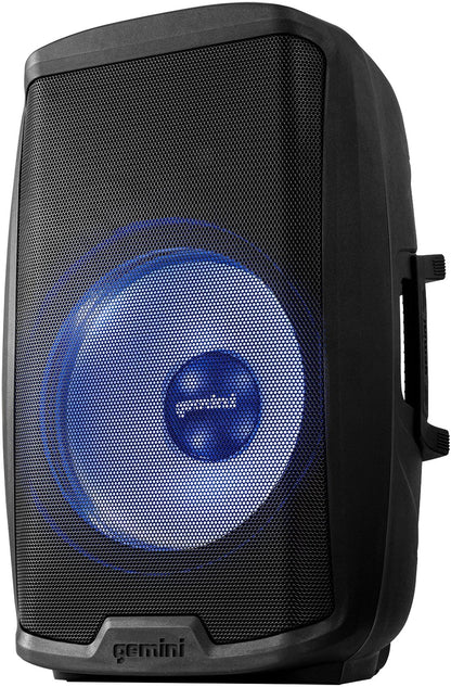 Gemini AS-2115BT-LT-PK 15-Inch Powered Speaker System - ProSound and Stage Lighting