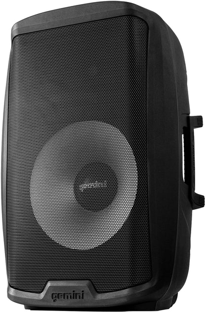 Gemini AS-2115BT-LT-PK 15-Inch Powered Speaker System - ProSound and Stage Lighting