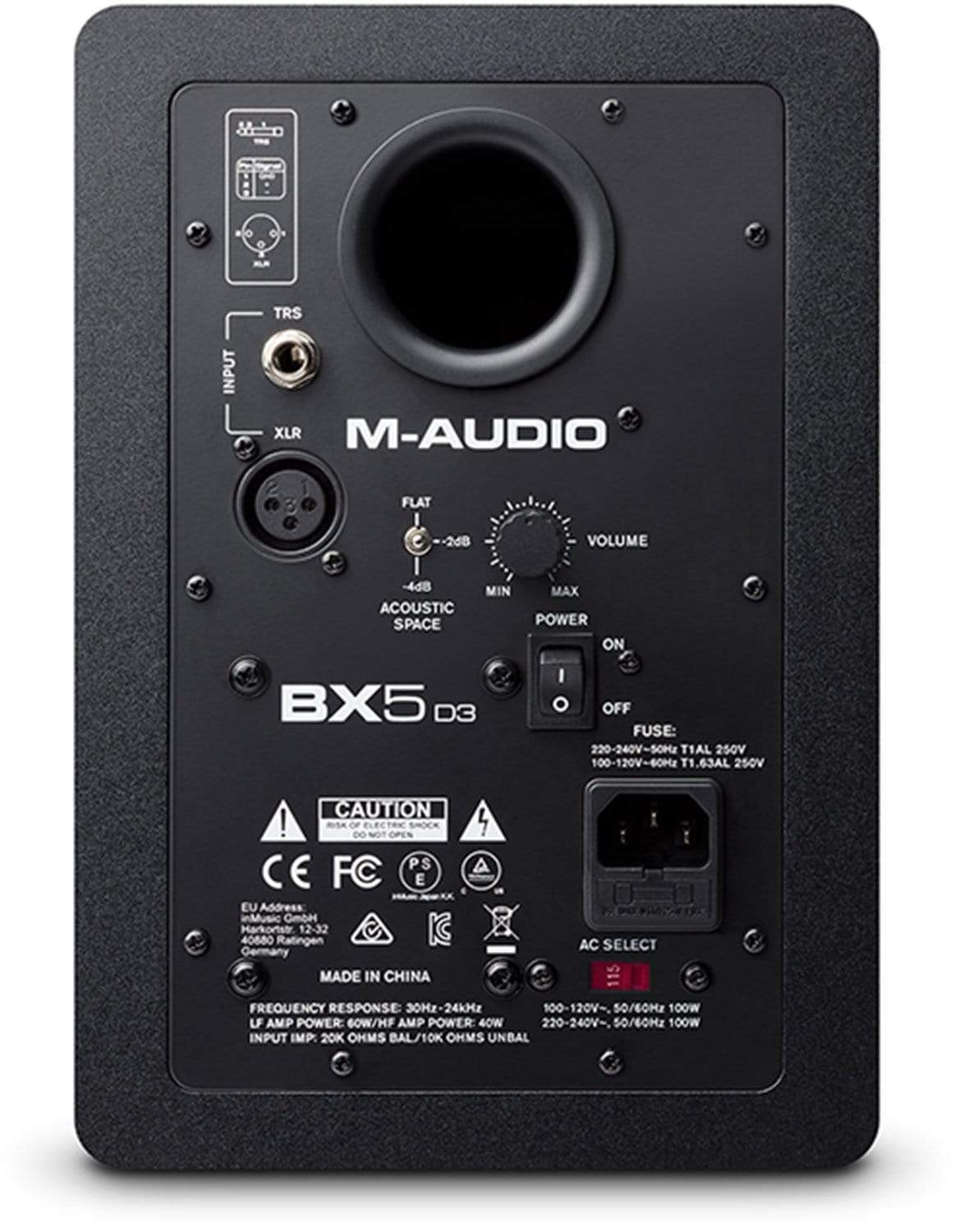 M-Audio BX5 D3 5-Inch Powered Reference Monitor - PSSL ProSound and Stage Lighting