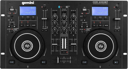 Gemini CDM-4000BT Dual MP3/CD/USD Mixer Console - ProSound and Stage Lighting