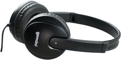 Gemini DJX-200-BLK Professional DJ Headphones - ProSound and Stage Lighting