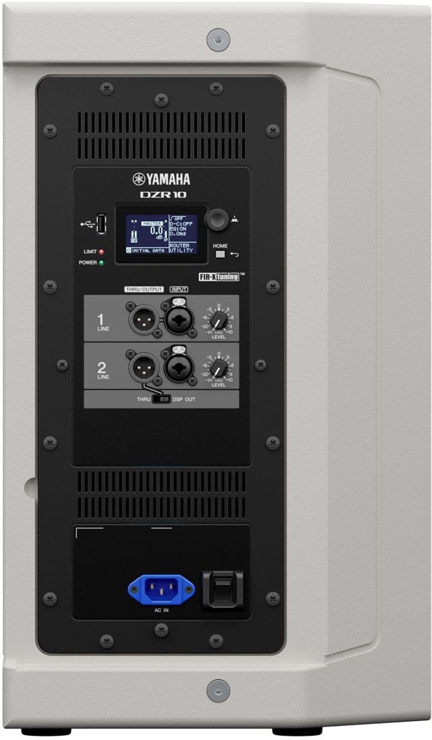 Yamaha DZR10W 2000-Watt 10-Inch Powered Loudspeaker White - PSSL ProSound and Stage Lighting
