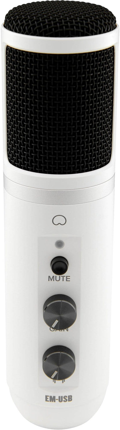 Mackie EM-USB USB Condenser Microphone - White - ProSound and Stage Lighting