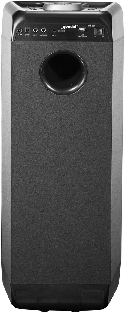 Gemini GLS-880 Wireless Dual 8-Inch Party Speaker - ProSound and Stage Lighting