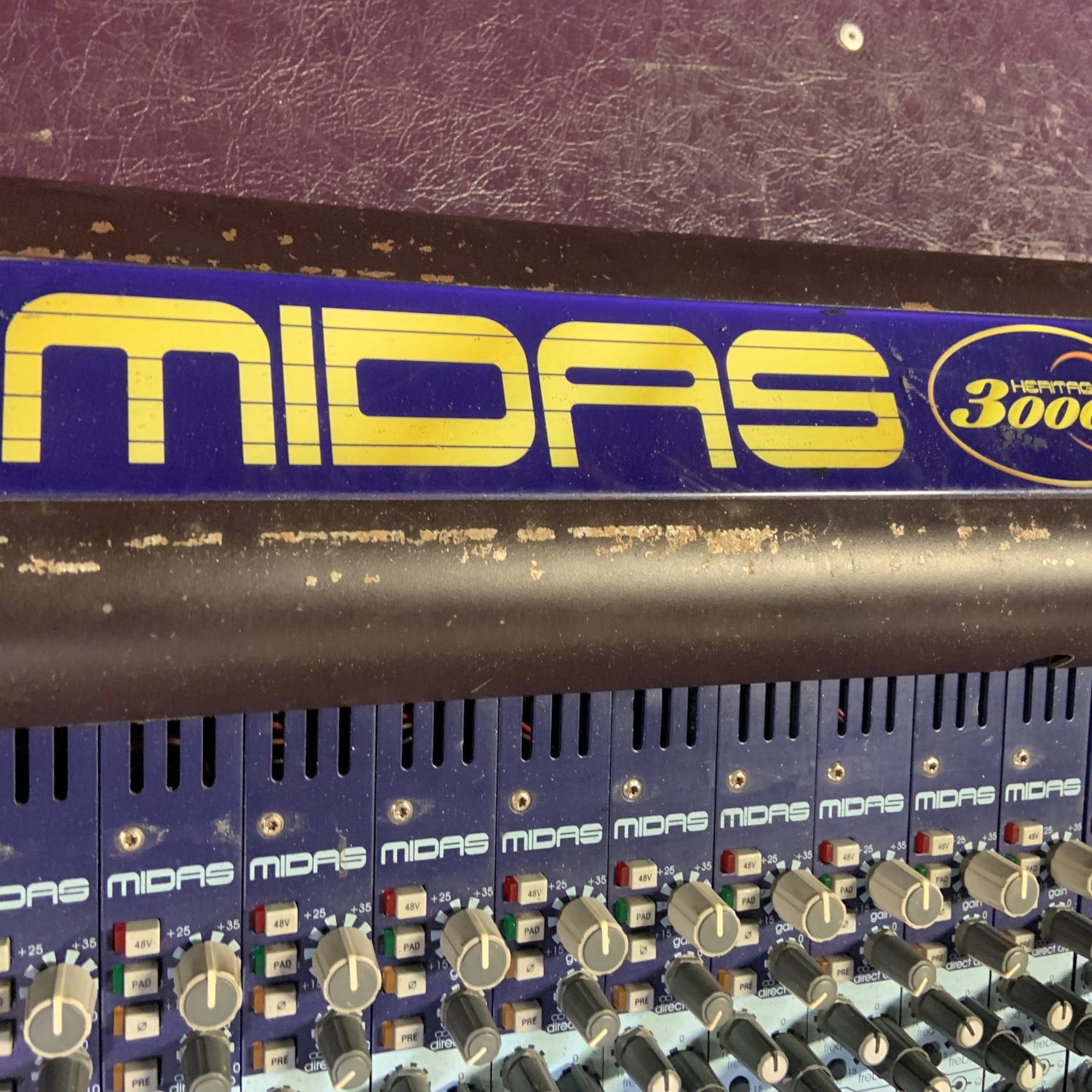 Midas Heritage 3000 48-Channel Live Mixing Analog Console with Power Supply and Case - PSSL ProSound and Stage Lighting