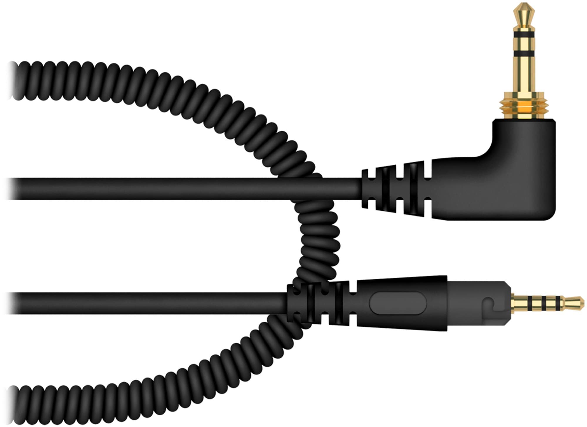 Replacement Coiled Audio Cable For Pioneer DJ HDJ CUE1 HDJ CUE1BT HDJ X5 HDJ X7 HDJ S7, Spring Extension Audio Cable With 3.5mm Plug And 6.3mm Adapter - View #9