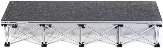 Intellistage 4 Foot Wide Industrial Step Package for 16 Inch High Stages