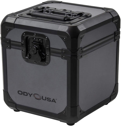 Odyssey K7060BLG Gray Record Case Holds 60 7-Inch Vinyl Records - ProSound and Stage Lighting