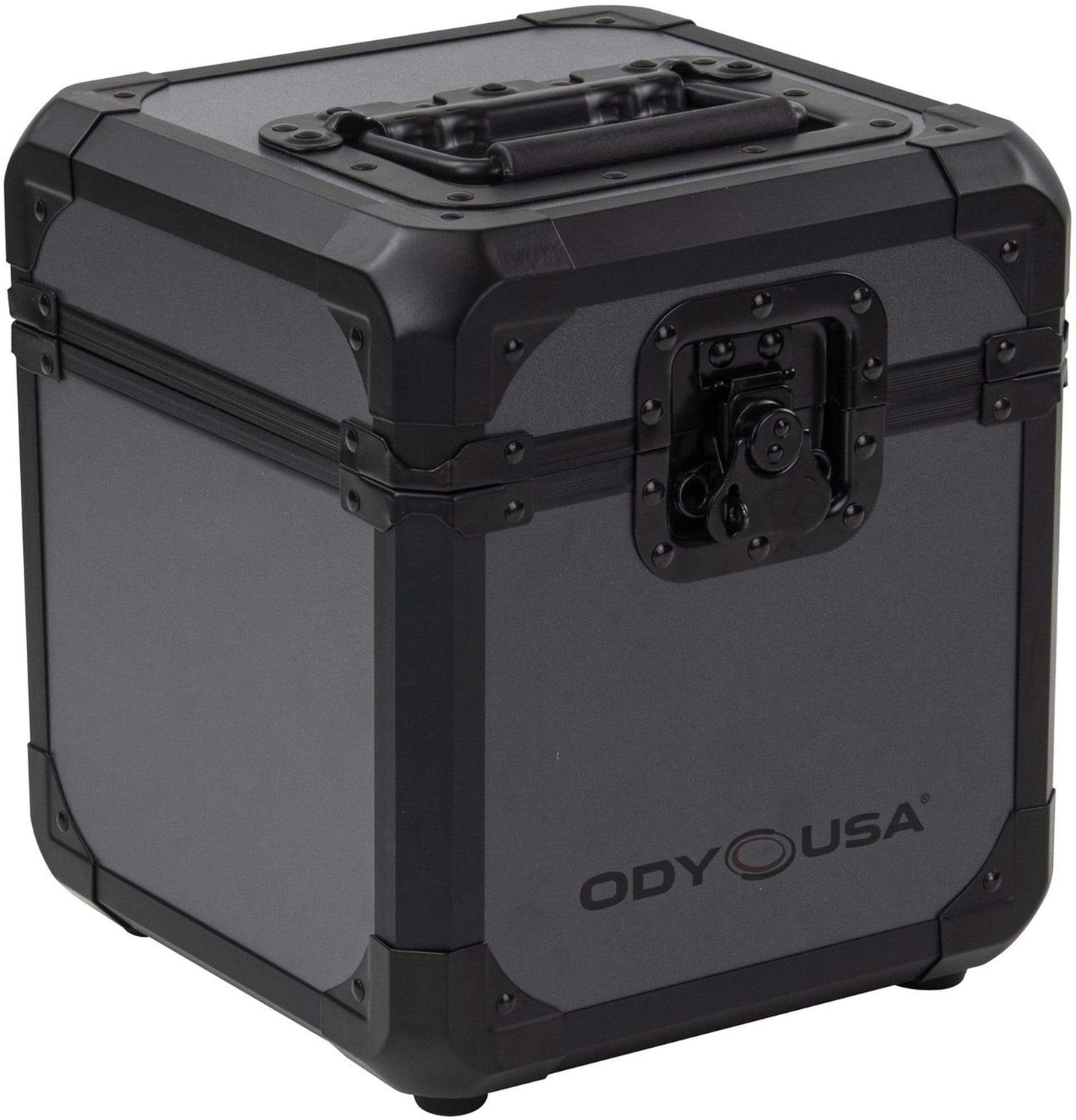 Odyssey K7060BLG Gray Record Case Holds 60 7-Inch Vinyl Records - ProSound and Stage Lighting