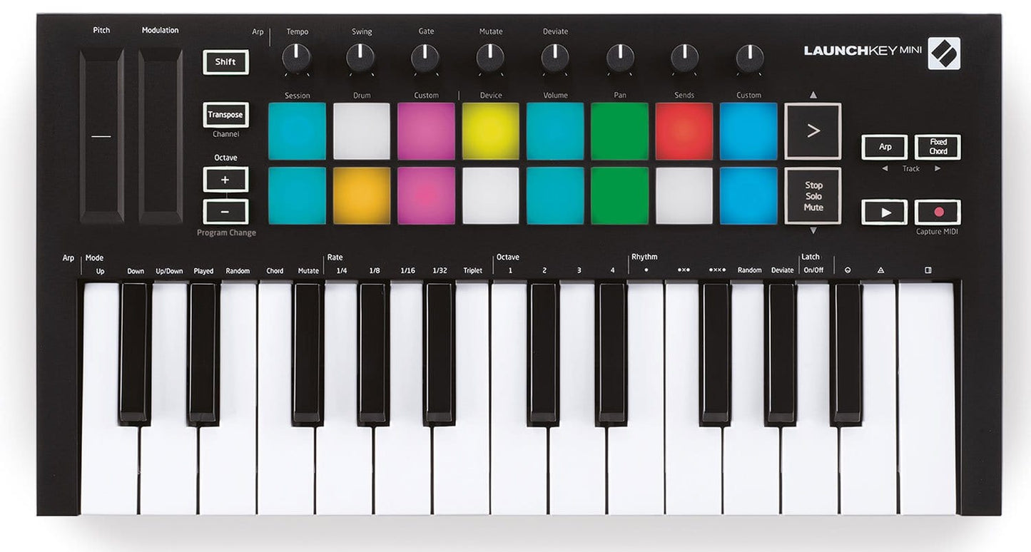 Novation Launchkey Mini MK3 25-Key MIDI Keyboard - PSSL ProSound and Stage Lighting