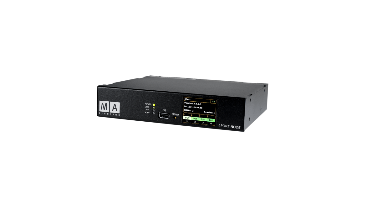 MA Lighting grandMA2 4PORTNODE DMX Data Converter - PSSL ProSound and Stage Lighting