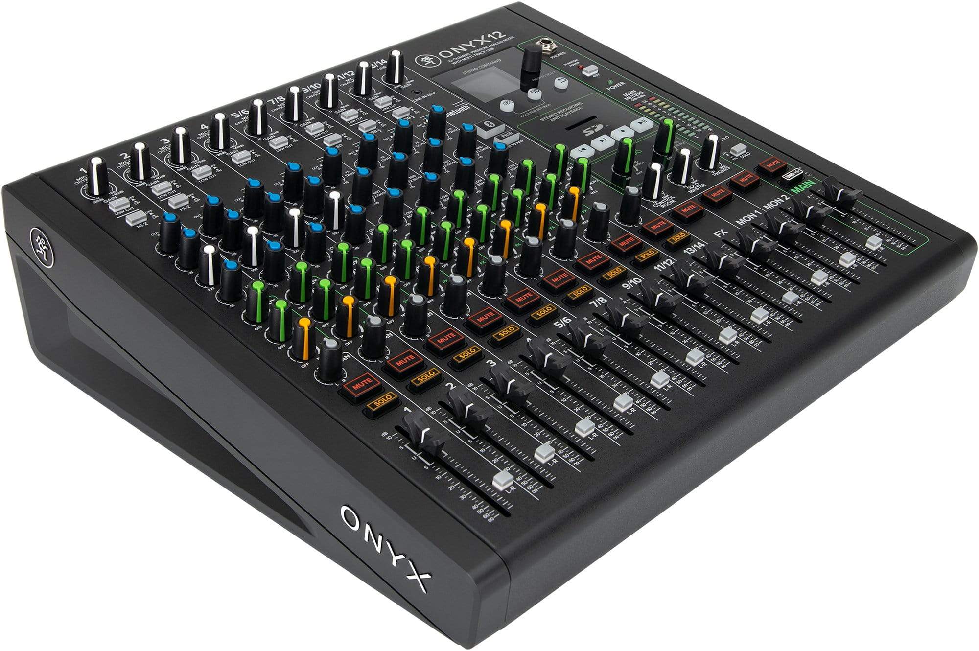 Mackie Onyx12 12-Channel Analog Mixer with Multi-Track USB – Solotech