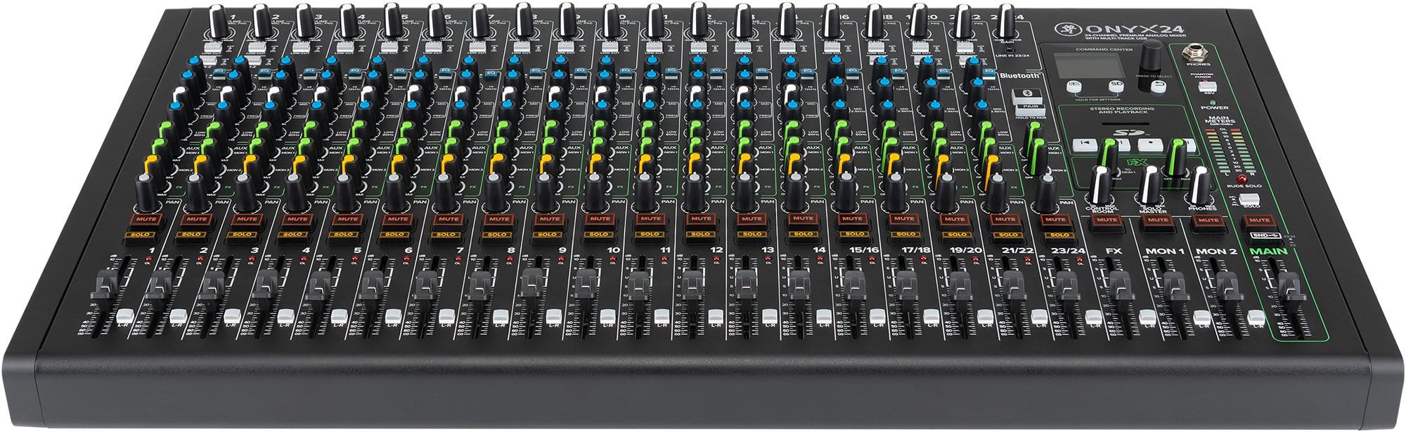 Mackie Onyx24 24-Channel Analog Mixer w/ Multi-Track USB – Solotech