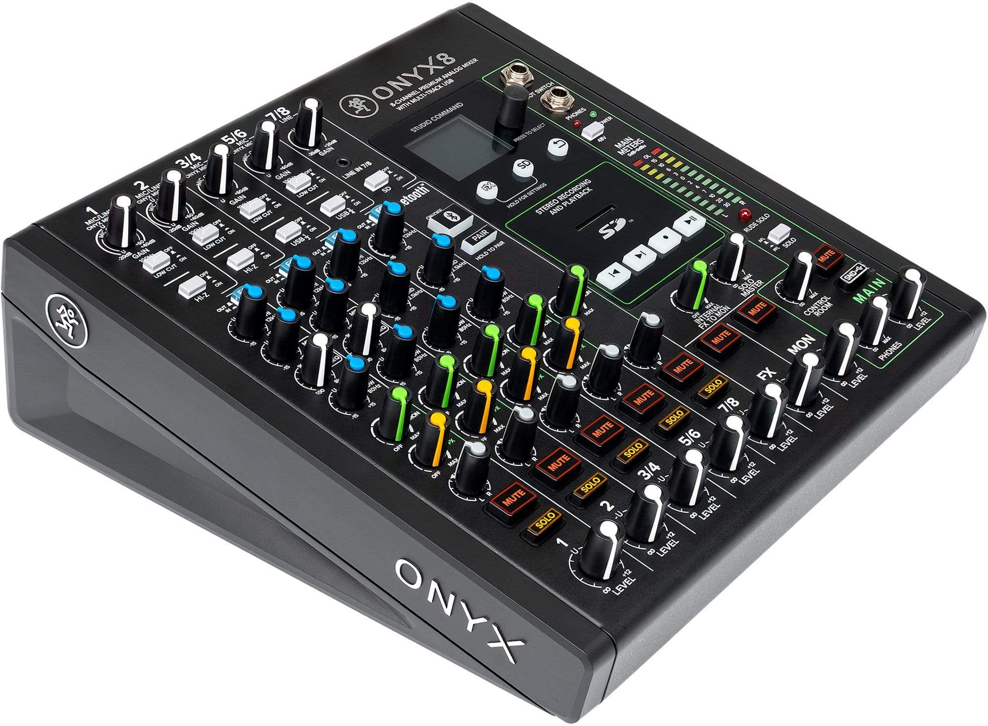 Mackie Onyx8 8-Channel Analog Mixer with Multi-Track USB – Solotech