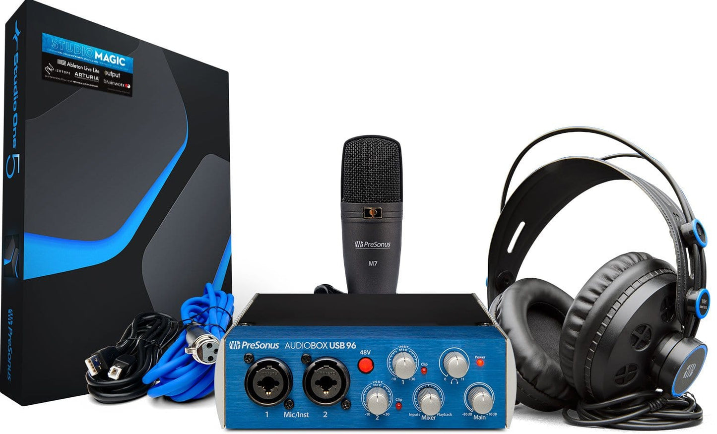 PreSonus AudioBox Studio 25th Ultimate Bundle - ProSound and Stage Lighting