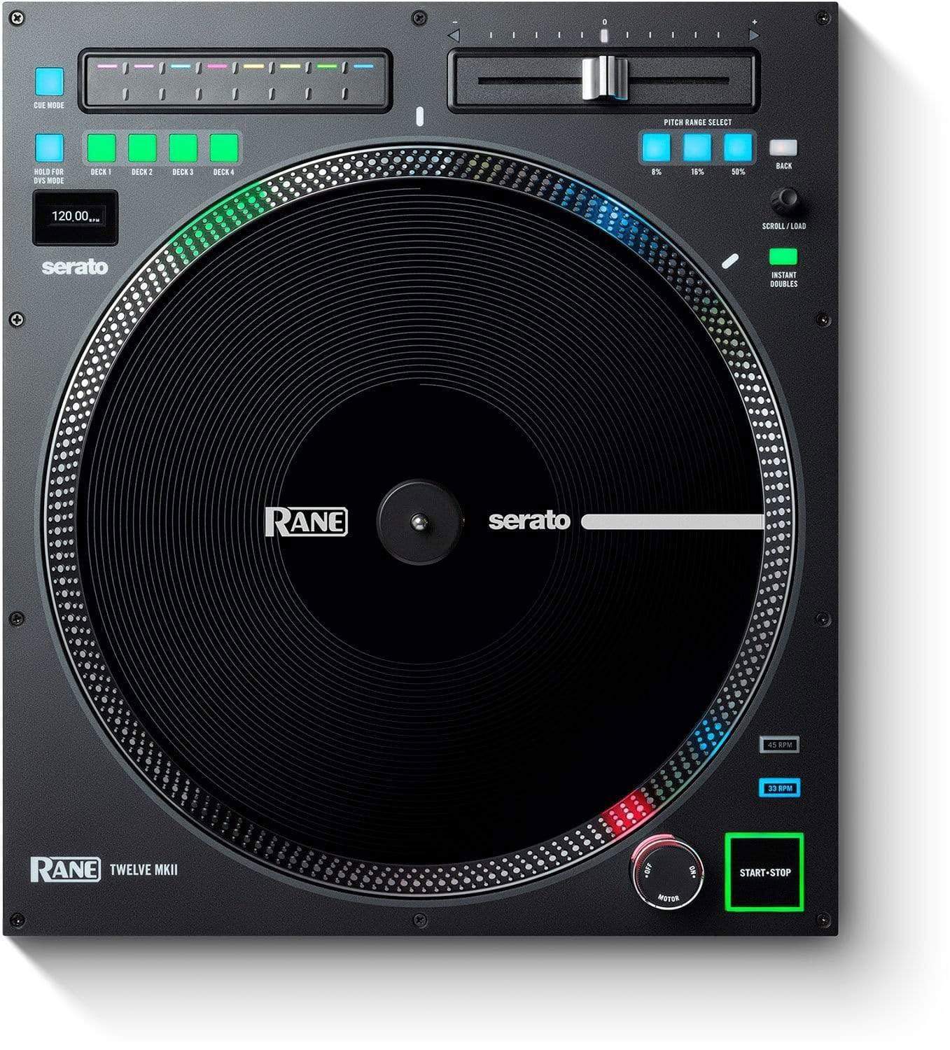 RANE Twelve MKII 12-Inch Motorized Turntable Controller Pair - PSSL ProSound and Stage Lighting