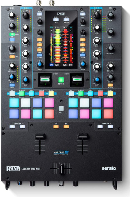 RANE SEVENTY TWO MKII 2-Channel Serato Scratch DJ Mixer - PSSL ProSound and Stage Lighting