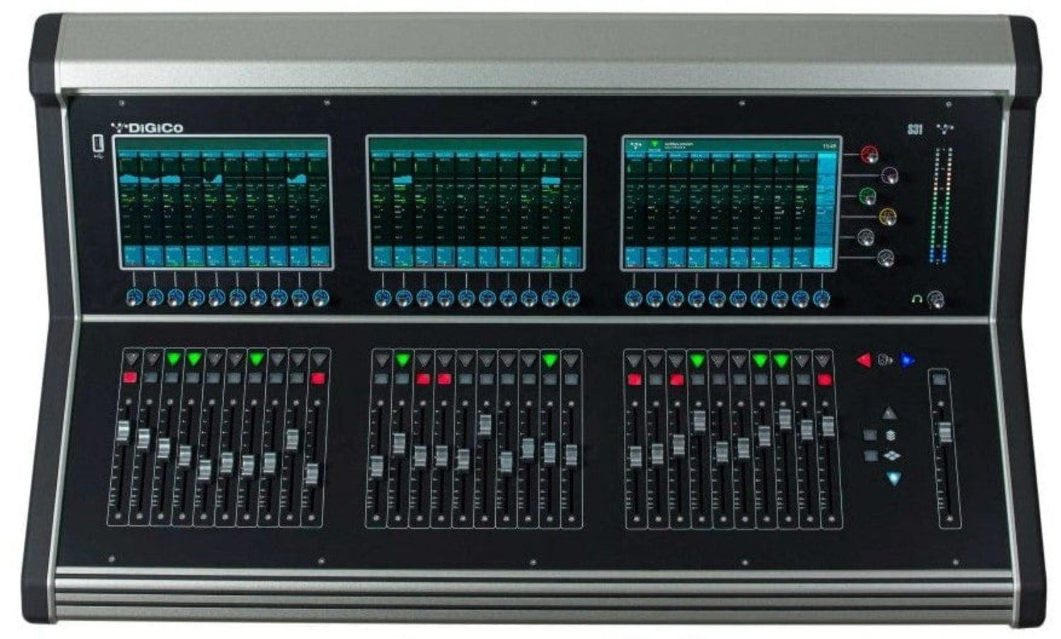 DiGiCo S31 Mixing Console Rack Pack with 1x CAT6 and 1x Blank DMI Slot - PSSL ProSound and Stage Lighting