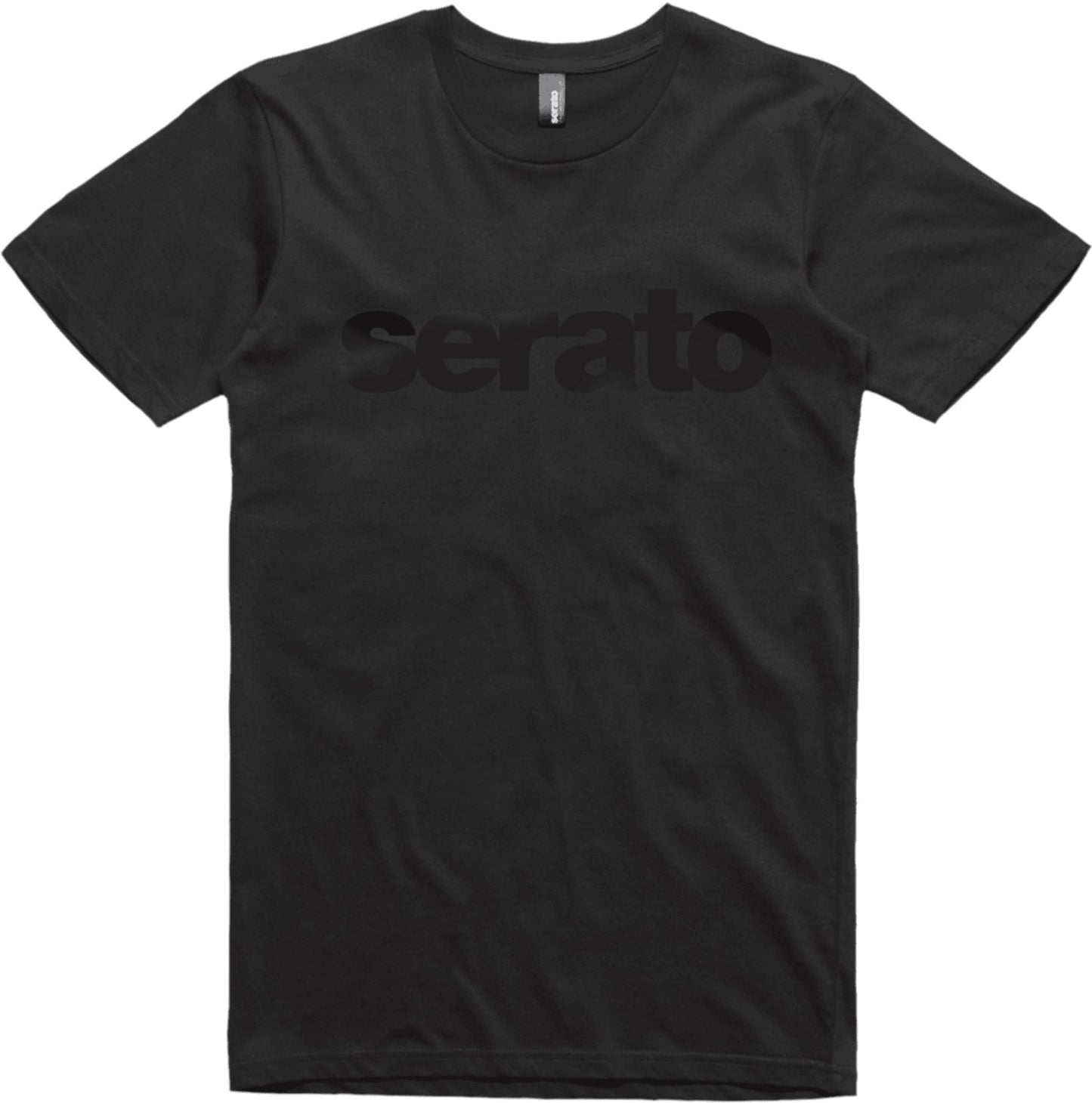 Serato Logo Black on Black Mens XXL Shirt - Solotech