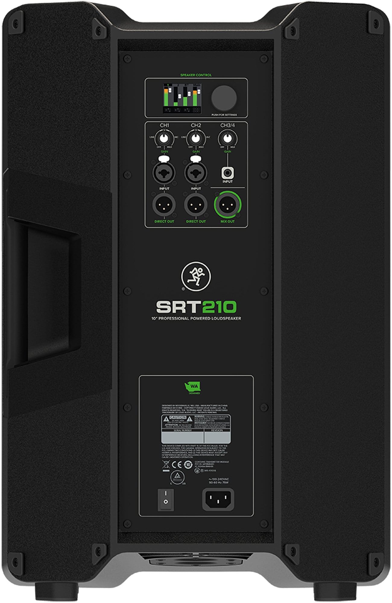 Mackie SRT210 10-Inch 1600W Powered Loudspeaker - ProSound and Stage Lighting