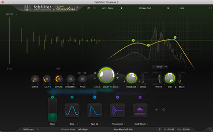 Fabfilter Timeless 3 Ultra-Flexible Tape Delay Plugin - Solotech