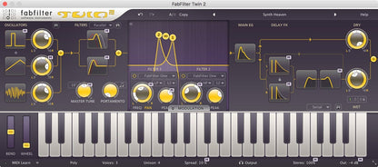 Fabfilter Twin 2 Powerful Virtual Analog Synth - ProSound and Stage Lighting