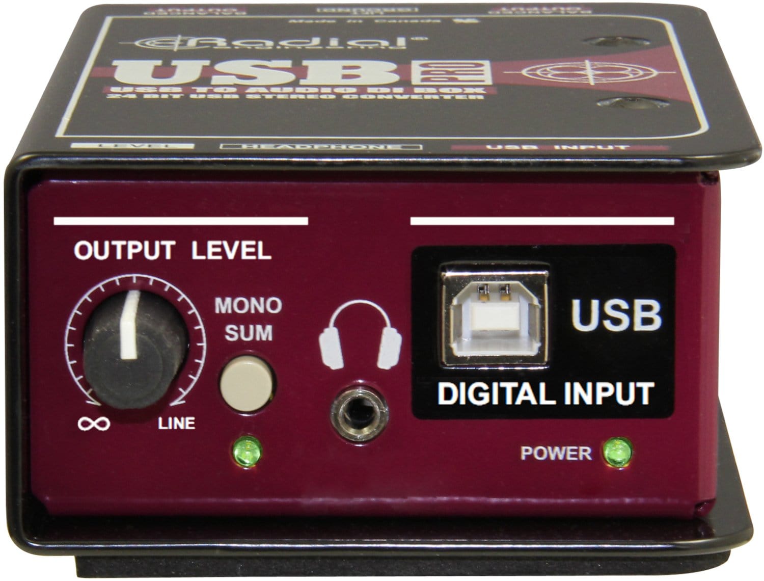 Radial Engineering USBPRO Digital Input Direct Box - ProSound and Stage Lighting