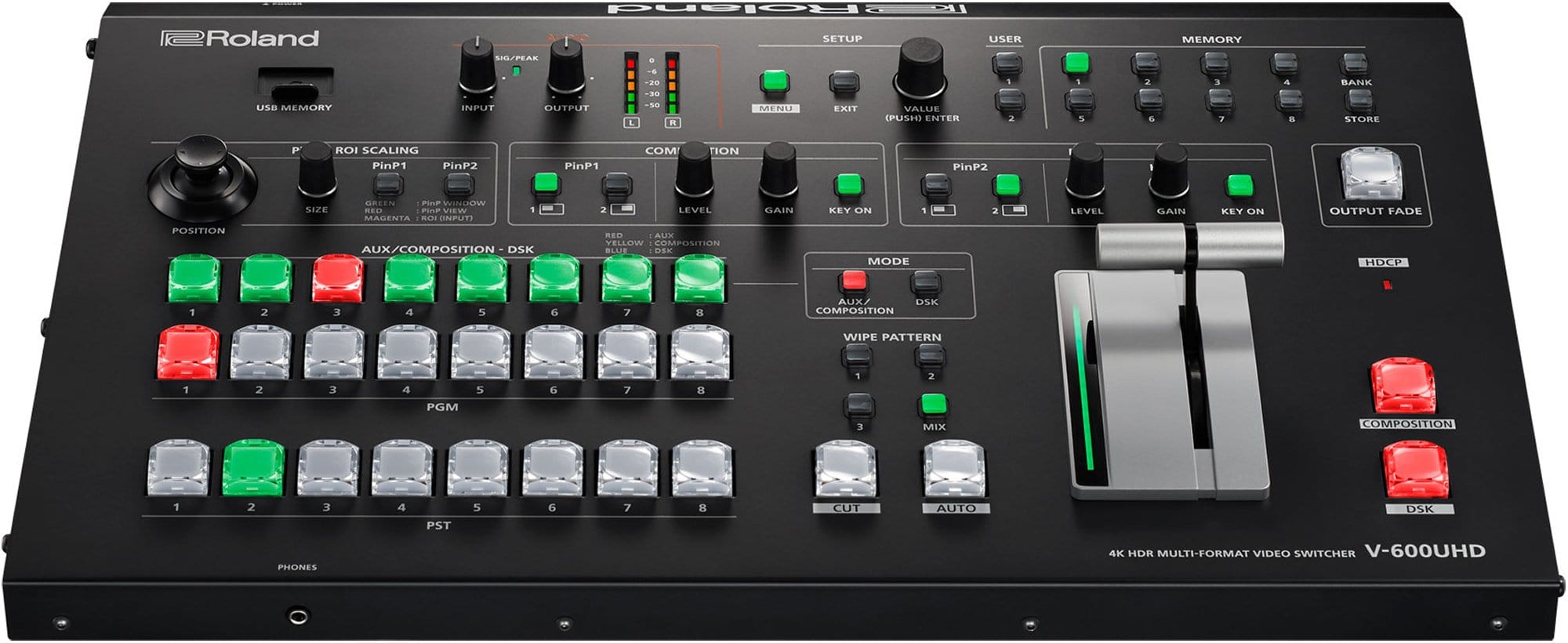 Roland V-600UHD 8-Channel 4K UHD Video Switcher – Solotech