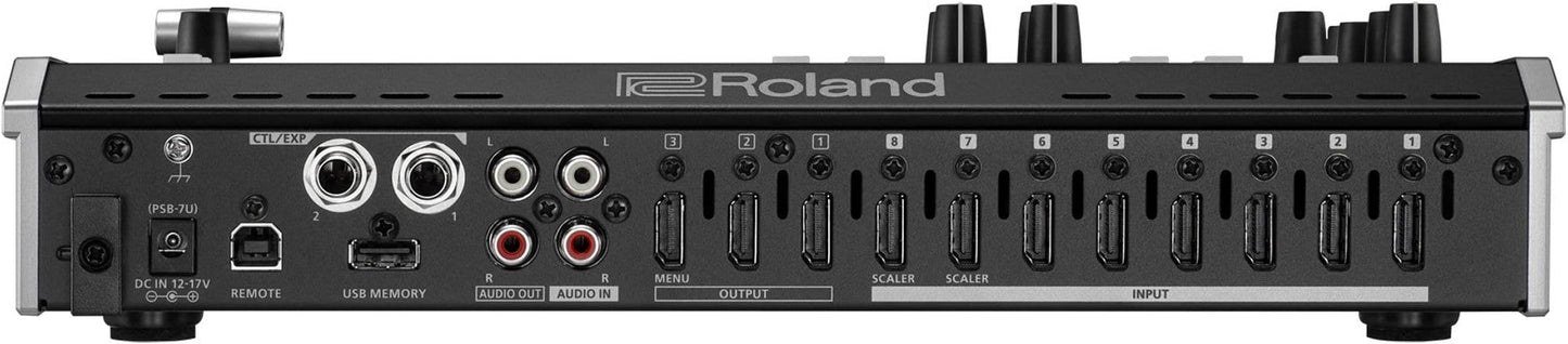 Roland V-8HD STR Video Switcher Streaming Bundle - ProSound and Stage Lighting