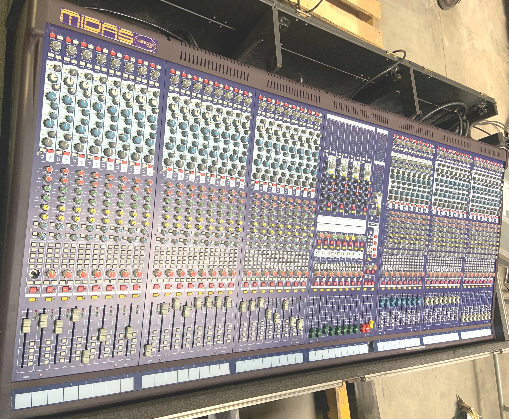Midas Verona 48-Channel Live Mixing Analog Console | Solotech