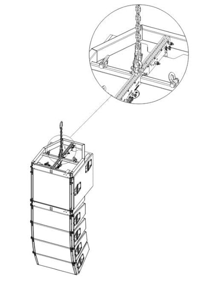 D&B Audiotechnik VHOISTCONNECTOR Hoist Connector Chain for D&B V-Series - PSSL ProSound and Stage Lighting