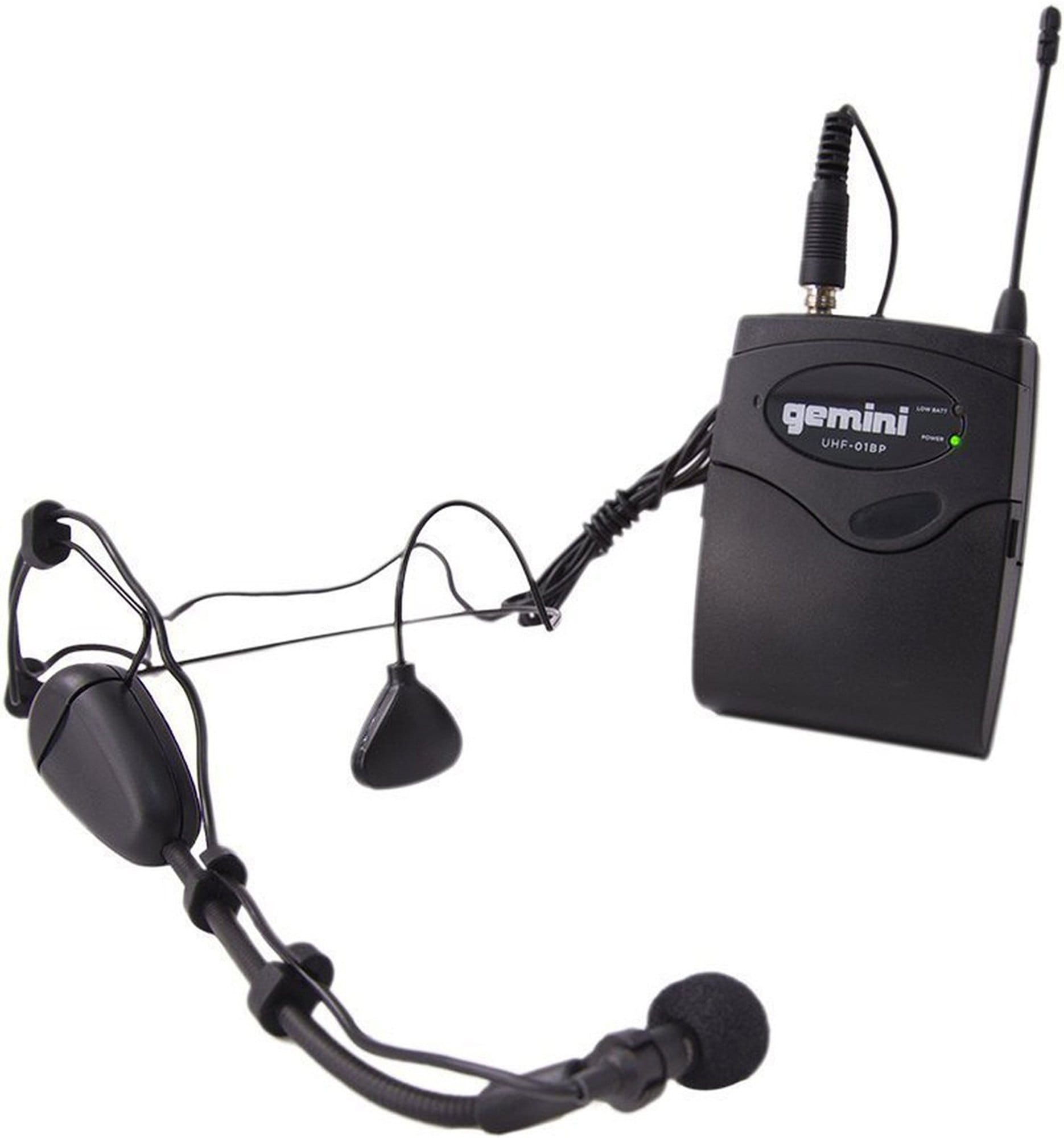 Gemini UHF-02HL-S12 UHF Lavalier Wireless Mic System - ProSound and Stage Lighting