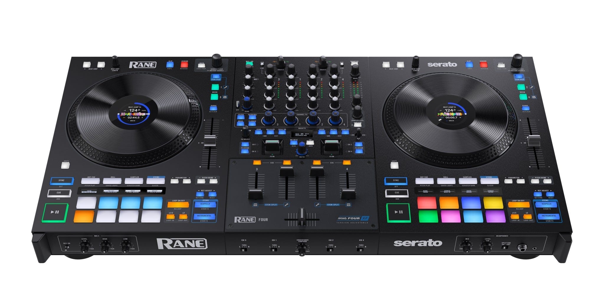 Denon DJ MC3000 4 Deck DJ Controller & Audio IO | Solotech